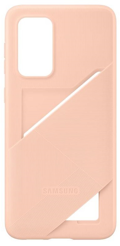 Kryt na mobil Samsung Galaxy A33 5G s kapsou na kartu - peach