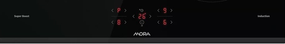 Indukční varná deska Mora VDI 61D FF černá Indukční varná deska Mora VDI61DFF, detail