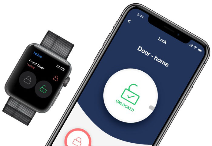 Zámek Tedee PRO Smart stříbrný Zámek Tedee PRO Smart stříbrný