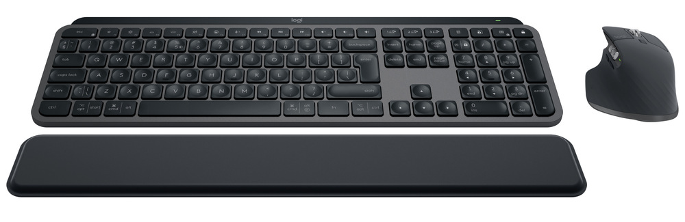 Klávesnice s myší Logitech MX Keys S Combo, US layout - grafitová grafitová