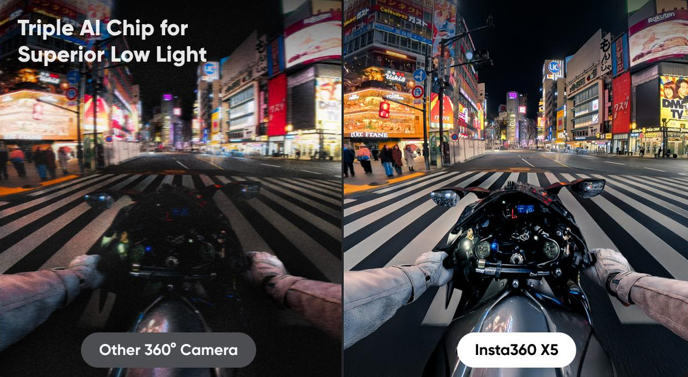 Outdoorová kamera Insta360 X5 Motocyklový balíček černá Insta360 X5 Motocyklový balíček