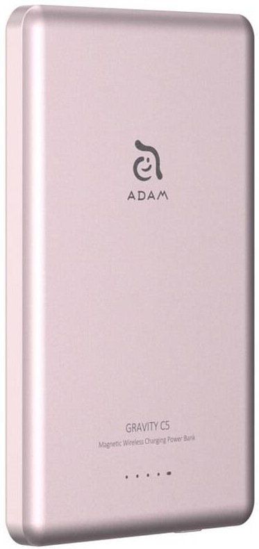 Powerbanka ADAM Elements GRAVITY C5 5000 mAh růžová