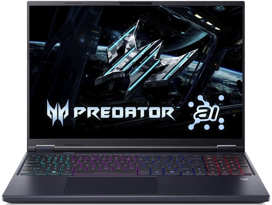 Ntb Acer Predator Helios Neo 16 (PHN16-I31-74HC) i7--14650HX, 16", RAM 16GB, SSD 1024 GB , NVIDIA® GeForce RTX™ 5060- 8GB,ESHELL Linux - čer