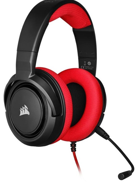 Headset Corsair HS35 černý/červený