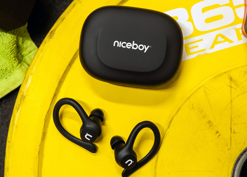 Sluchátka Niceboy HIVE Airsport černá