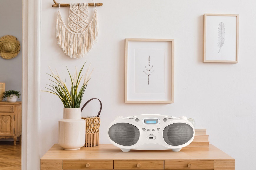 Radiopřijímač DAB+/CD JVC RD-E661W-DAB bílý Radiopřijímač DAB+/CD JVC RD-E661W-DAB bílý