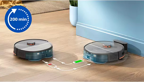 Robotický vysavač Philips 5000 Series XU5000/10 šedý