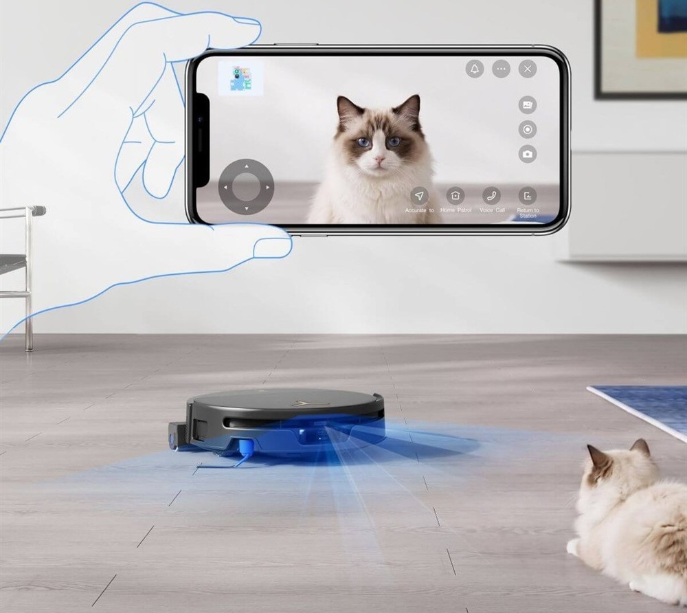 Robotický vysavač Ecovacs DEEBOT T90S PRO OMNI BLACK černý V mobilní aplikaci si nastavíte vše potřebné, je to rychlé, pohodlné a intuitivní.