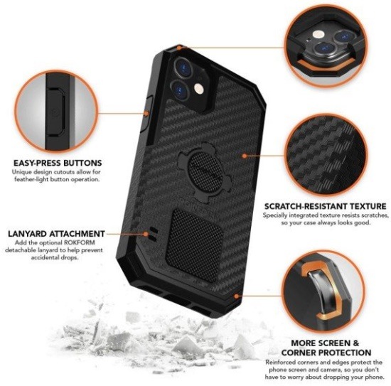 Kryt na mobil Rokform Rugged na Samsung Galaxy Note20 černý