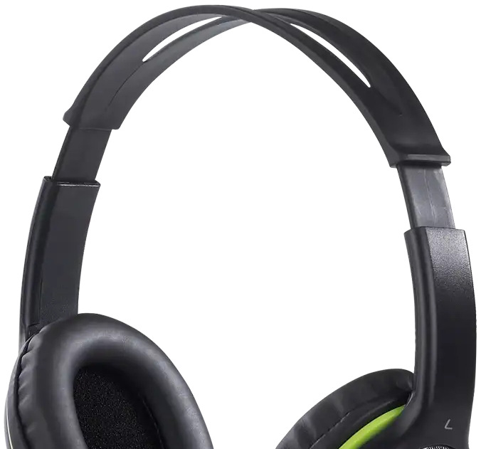 Headset Genius HS-400A černý Genius HS-400A + redukce na Single Jack