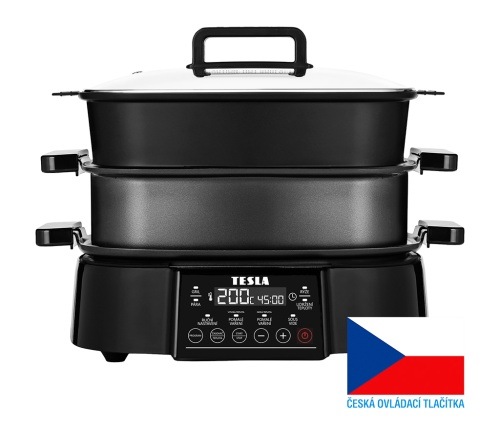 Multifunkční hrnec Tesla MultiCook MultiCook M90 Grill černý Multifunkční hrnec Tesla MultiCook MultiCook M90 Grill černý
