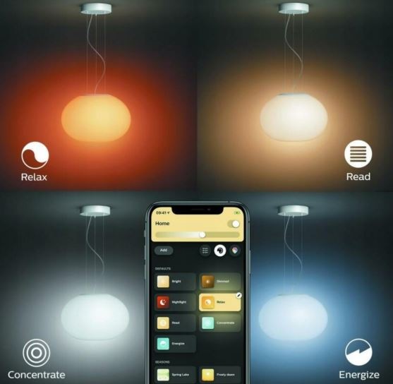 Závěsné svítidlo Philips Hue Flourish White and Color Ambiance