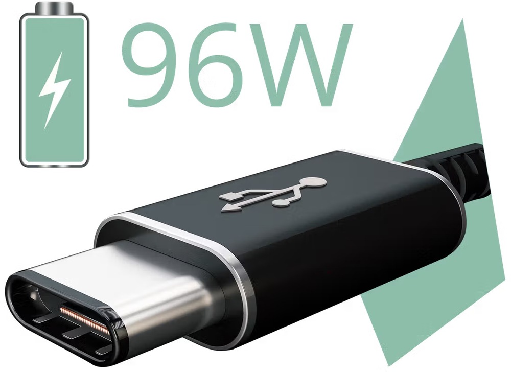 Monitor AOC 24P4CV černý Detail USB-C kabelu pro AOC 24P4CV