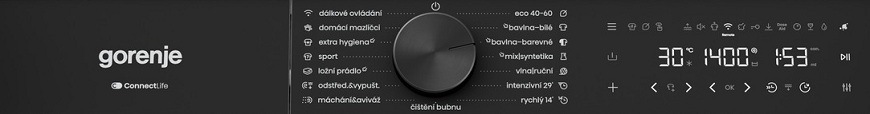 ovládací panel pračky Gorenje WS674A 