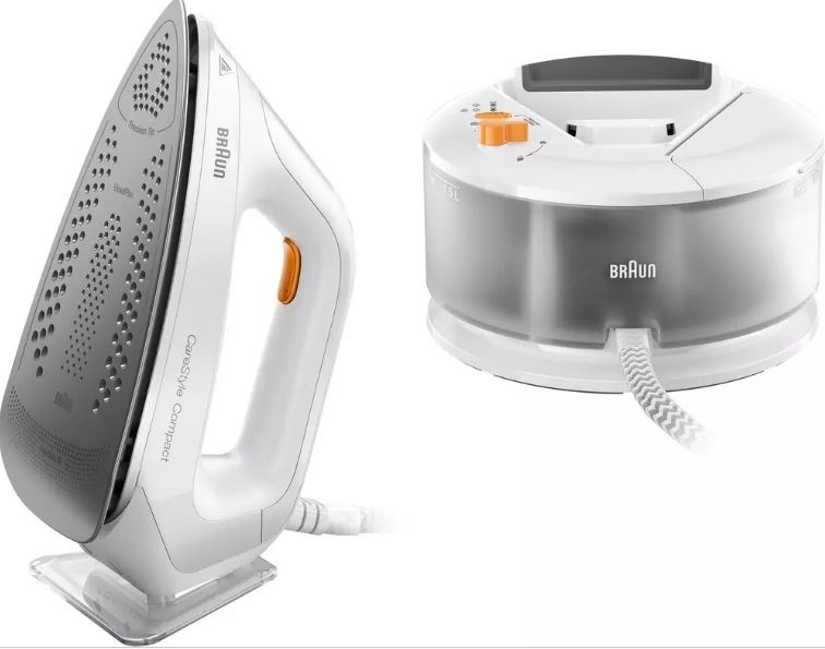 Žehlicí systém Braun CareStyle Compact IS2132WH šedý/bílý Žehlicí systém Braun CareStyle Compact IS2132WH šedý/bílý