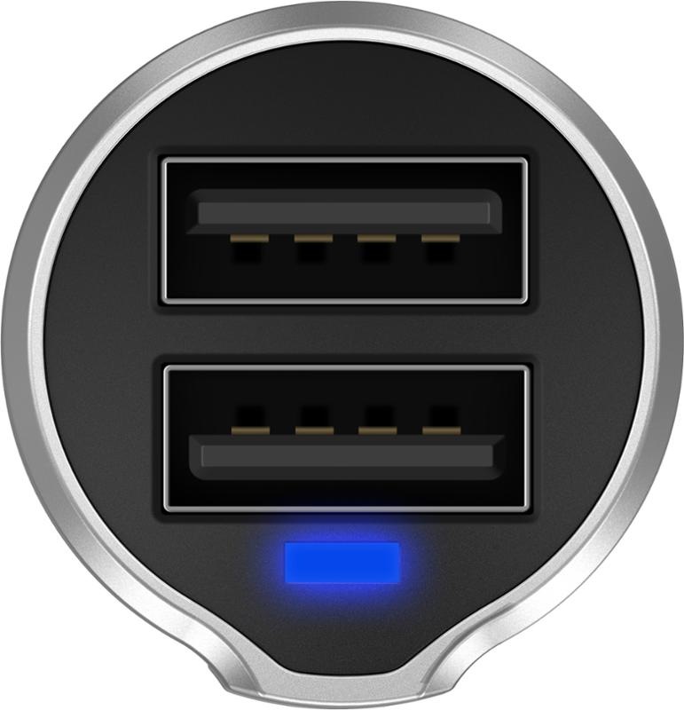 Adaptér do auta Connect IT Emergency Car Charger, 2x USB černý/stříbrný Adaptér do auta Connect IT Emergency Car Charger, 2x USB černý/stříbrný