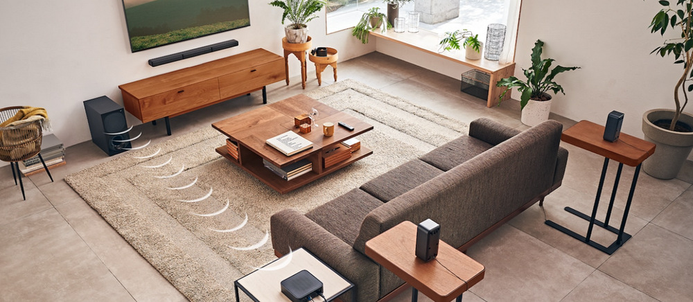 Soundbar Sony HT-S40R černý Soundbar Sony HT-S40R Bezdrátové provedení