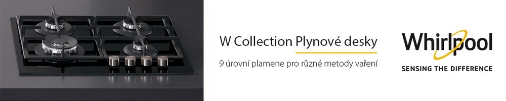 Plynová varná deska Whirlpool W Collection GOWL 628/NB EE černá Plynová varná deska Whirlpool W Collection GOWL 628/NB EE černá
