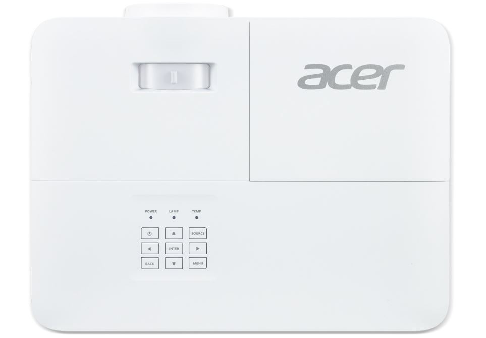 Projektor Acer P5550 bílý Projektor Acer P5550 v pohledu zhora