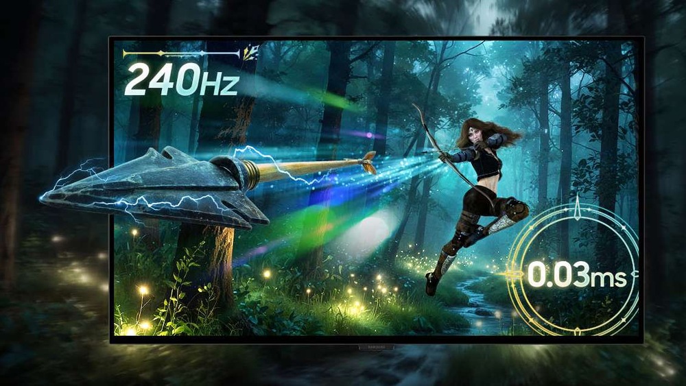 Samsung Odyssey G8 (G80SH) podporuje obnovovací frekvenci až 240 Hz