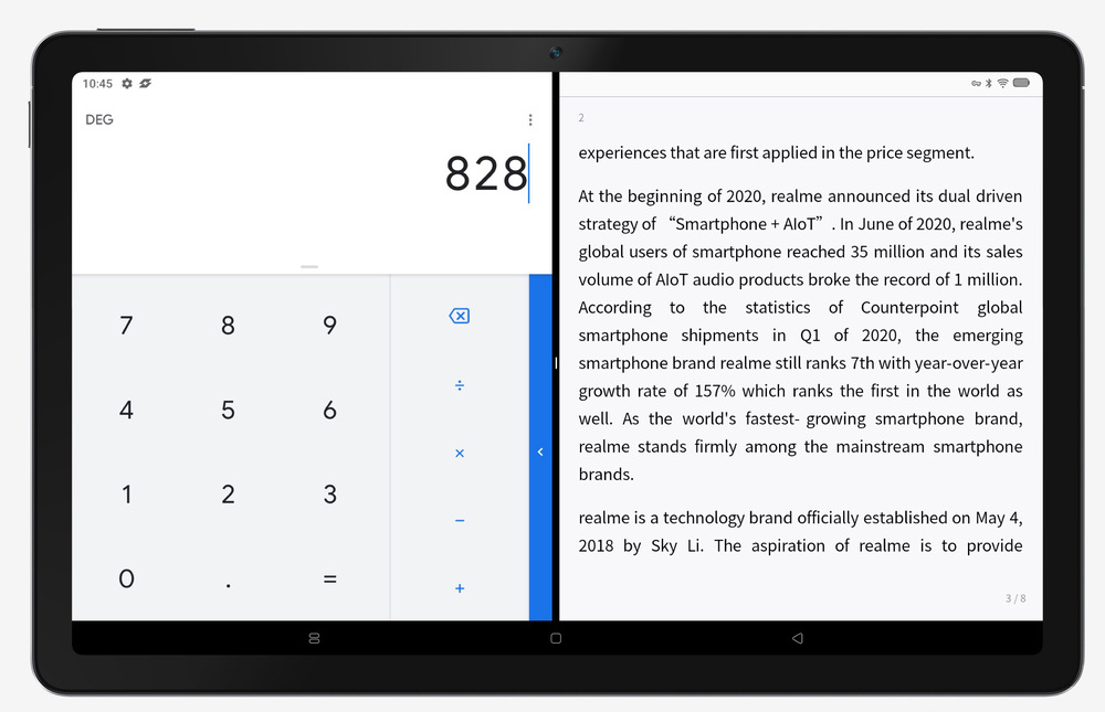 Dotykový tablet realme Pad 6GB/128GB šedý