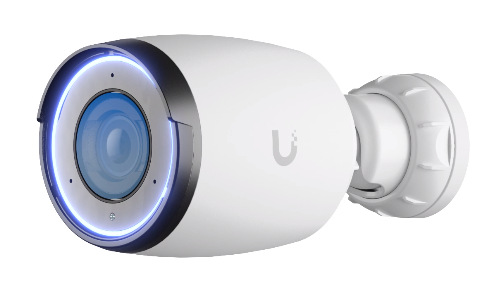 IP kamera Ubiquiti UniFi Protect UVC-AI-Pro-White, outdoor, 8Mpx (4K), 3x zoom, IR, PoE napájení, LAN 1Gb, antivandal bílá
