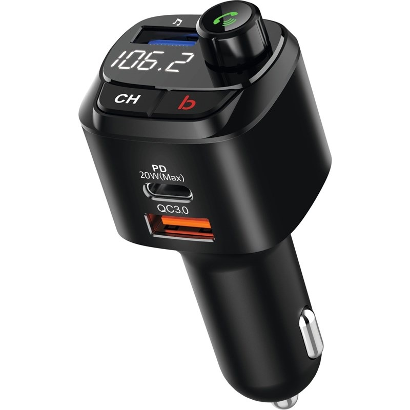 FM Transmitter Technisat DIGICAR 200 BT černý FM Transmitter TechniSat DIGICAR 200 BT