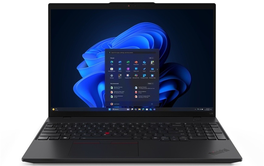 Detail obrázku klávesnice a displeje Lenovo ThinkPad L16 Gen 2 AMD R5 PRO-215.