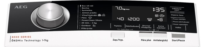 Pračka AEG ÖKOMix® 8000 LTR8C363C bílá Pračka AEG ÖKOMix® 8000 LTR8C363C bílá