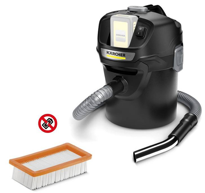 Vysavač na popel Kärcher AD 2 Battery *INT (bez baterie)