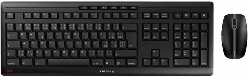 Klávesnice s myší Cherry STREAM DESKTOP RECHARGE CZ+SK černá/šedá Klávesnice s myší Cherry STREAM DESKTOP RECHARGE CZ+SK černá/šedá