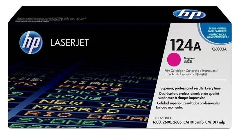 Toner HP 124A, 2 000 stran purpurový