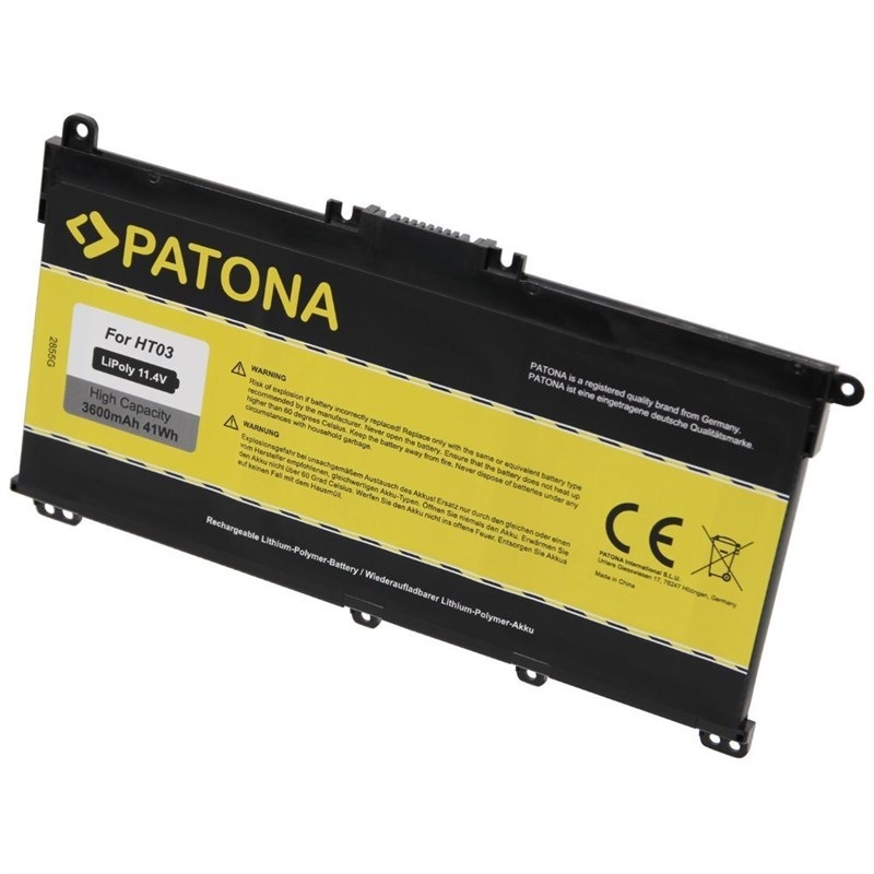 Baterie PATONA pro HP Pavilion 14/15 3600mAh Li-Pol 11,4V HT03XL Baterie PATONA pro HP Pavilion 14/15 3600mAh Li-Pol 11,4V HT03XL