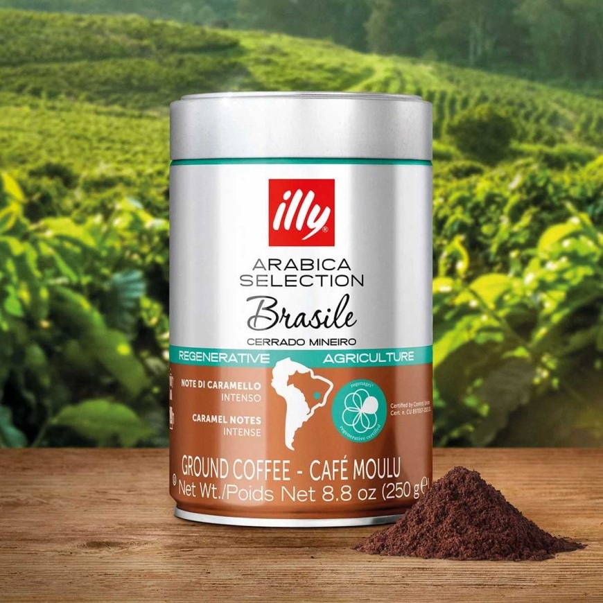 Káva mletá Illy BRAZIL Cerrado Mineiro 250 g Káva mletá Illy BRAZIL Cerrado Mineiro 250 g