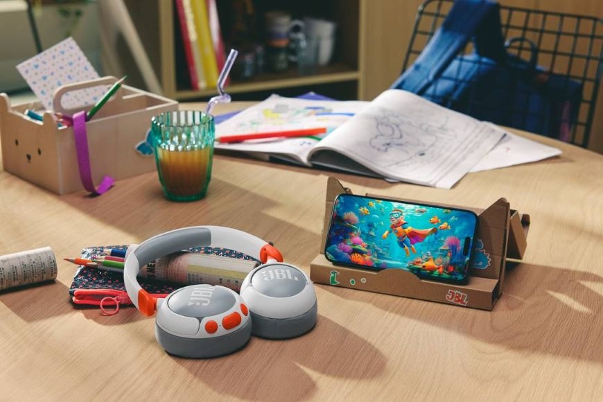 Sluchátka JBL JR470 - růžová