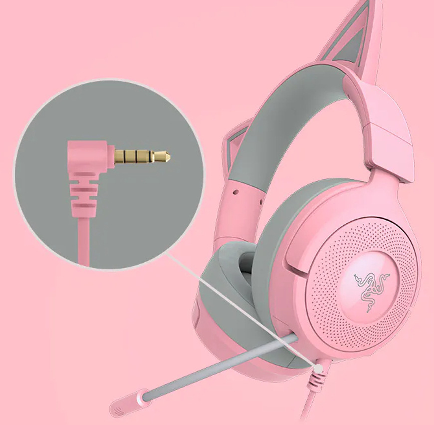 Headset Razer Kraken Kitty V3 X bílý
