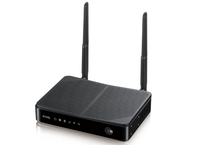Router ZyXEL LTE3301-PLUS LTE z druhé nakloněné strany