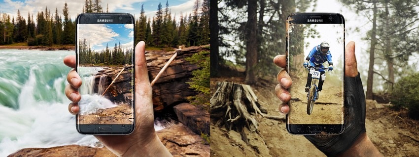 Mobilní telefon Samsung Galaxy S7 edge 32 GB růžový Galaxy S7 Edge