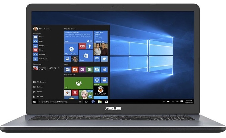 Notebook Asus VivoBook 17 X705UA-BX840T šedý