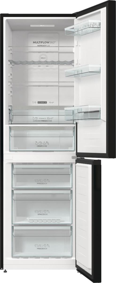 Chladnička s mrazničkou Gorenje NRK6192ABK4 IonAir černá Chladnička s mrazničkou Gorenje NRK6192ABK4 IonAir černá