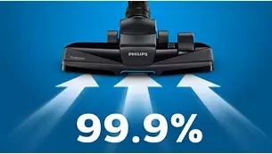 Podlahový vysavač Philips PowerPro Compact FC9330/09 červený/modrý Podlahový vysavač Philips PowerPro Compact FC9330/09 červený/modrý