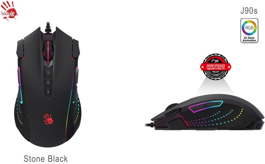 Myš A4Tech BLOODY J90S černá A4Tech BLOODY J90S