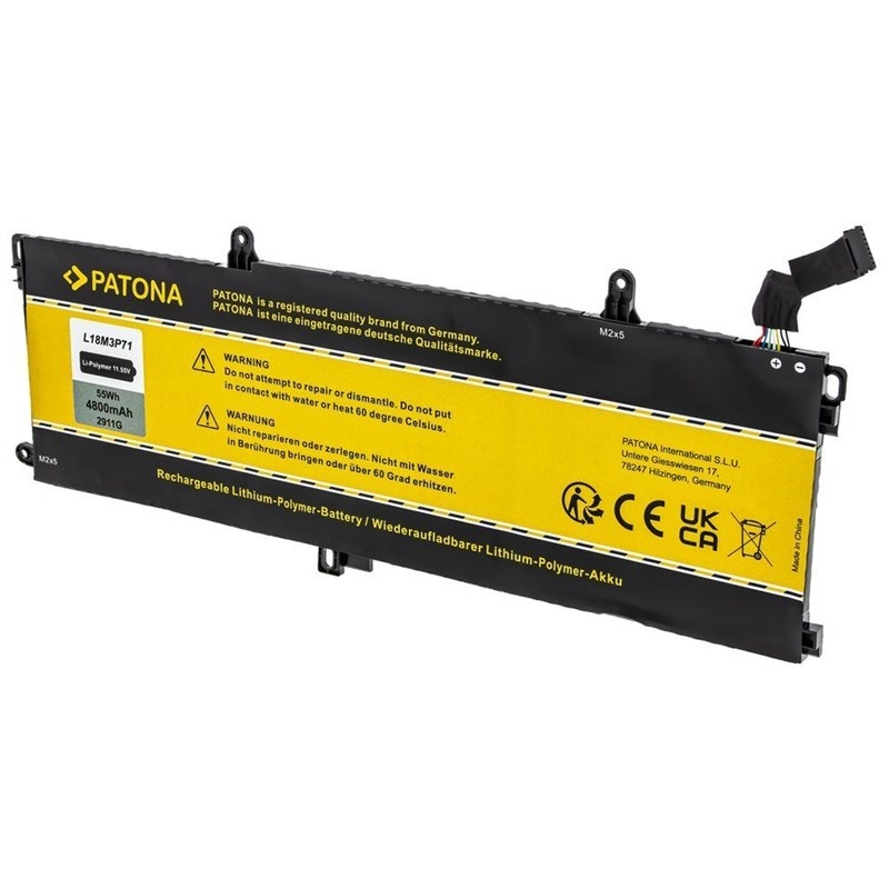 Baterie PATONA pro LENOVO Thinkpad P53S/T590 4800mAh Li-Pol 11,55V L18M3P71 Baterie PATONA pro LENOVO Thinkpad P53S/T590 4800mAh Li-Pol 11,55V L18M3P71