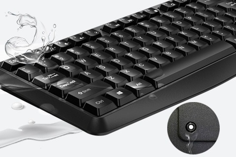 Klávesnice s myší Genius KM-170, drátový set, copilot, USB, CZ+SK layout černá Genius KM-170 (31330006418)