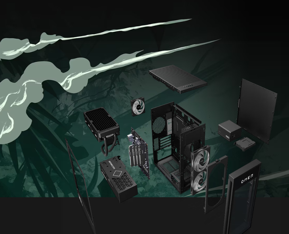Herní počítač HP OMEN 35L GT16-0004nc + Game Pass předplatné na 3 měsíce černý Herní počítač HP OMEN 35L GT16-0004nc + Game Pass předplatné na 3 měsíce černý