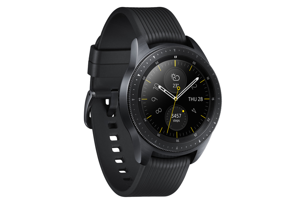 Chytré hodinky Samsung Galaxy Watch 42mm - ZÁNOVNÍ - 12 měsíců záruka černé