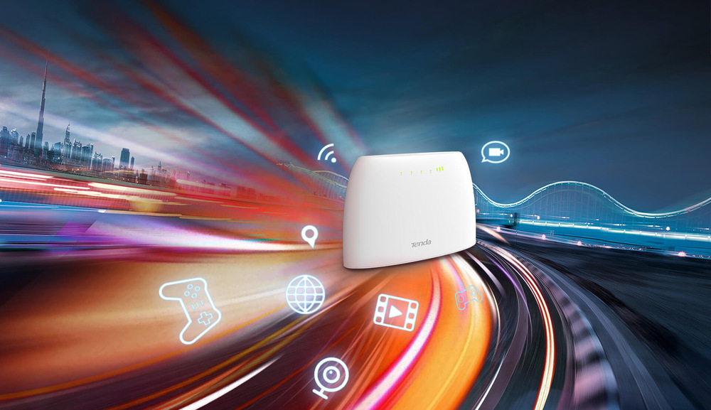 Router Tenda 4G03 N300 4G LTE + ZDARMA sledování TV na 3 měsíce Router Tenda 4G03 N300 4G LTE + ZDARMA sledování TV na 3 měsíce