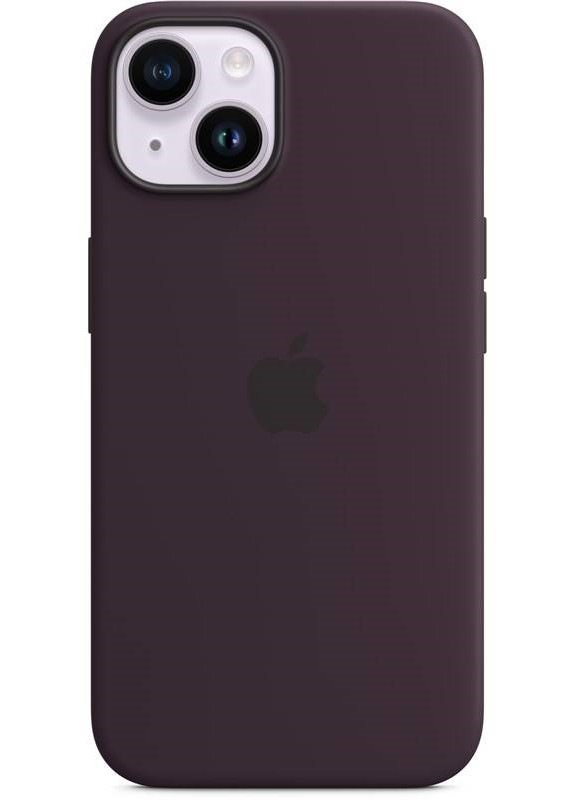 Kryt na mobil Apple Silicone Case s MagSafe pro iPhone 14 - bezinkově fialový