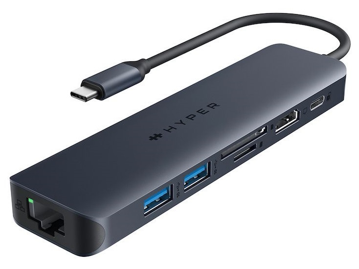 USB Hub HyperDrive EcoSmart Gen.2 USB-C 7-in-1 100W PD Pass-thru