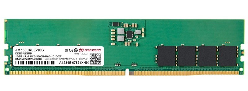Operační paměť Transcend JetRam 16GB DDR5 5600MHz CL46